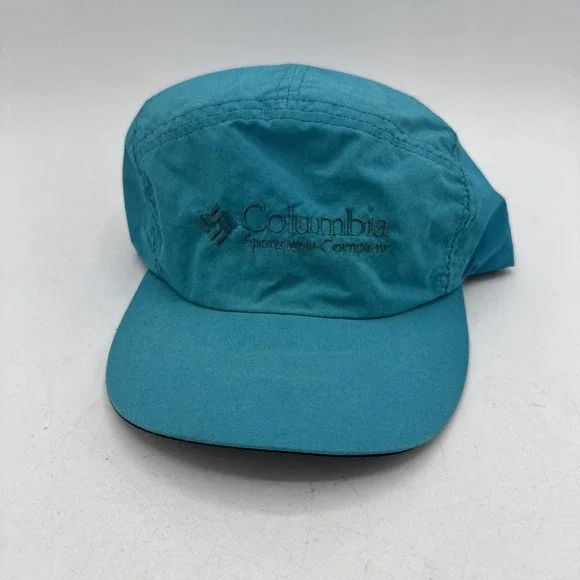 Vintage Columbia Hat Cap 5 Panel Gorpcore‎ Outdoor Hiking Lightweight Casual
