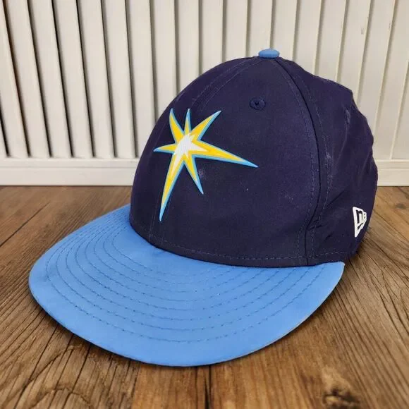 Tampa Bay Rays 2018 Spring Training New Era 59fifty Sz 7 1/8 Hat Cap Navy Blue