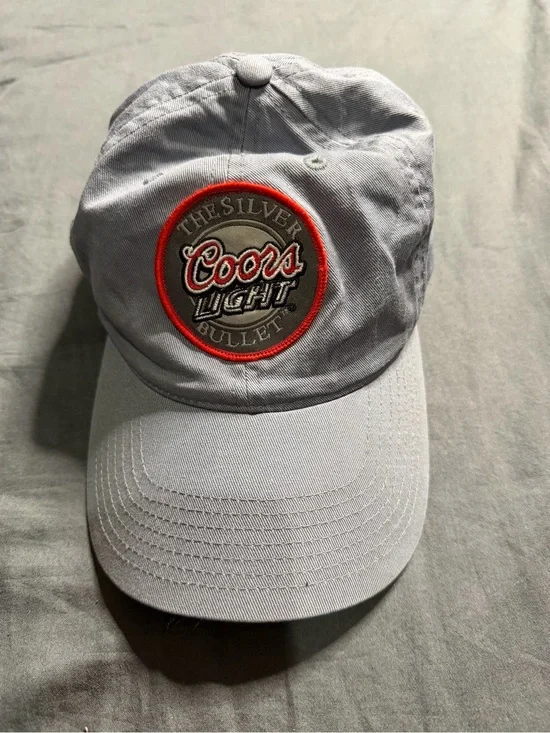 Coors Light Grey Logo Baseball Cap for Men