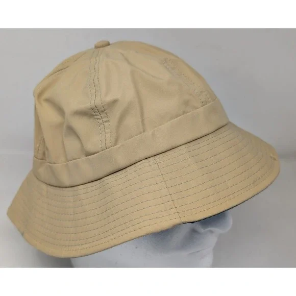 Vintage Columbia Khaki Safari Bucket‎ Golf Hat Size Large Gore-Tex Made in USA