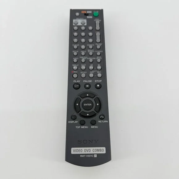 Sony Remote Control RMT-V501C Dark Gray Plastic Video DVD Combo Shuttle