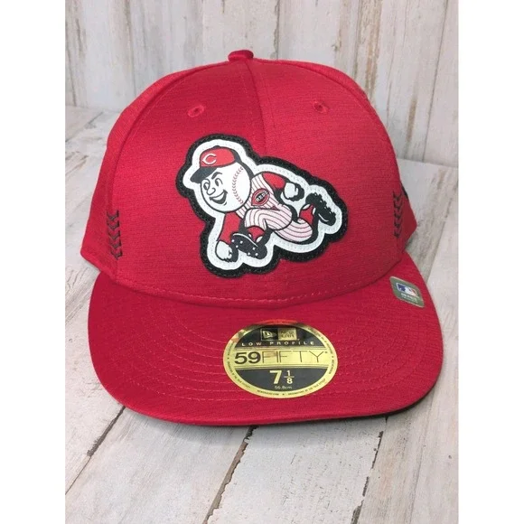 New Era 59Fifty Cincinnati Reds‎ Mascot Low Profile Fitted 7 1/8 On Field