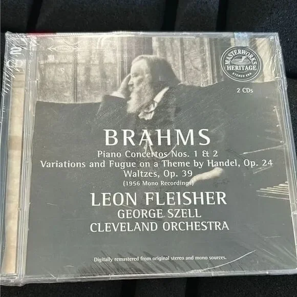 Brahms Piano Concertos 1&2 Leon Fleisher Cleveland Orchestra CD sealed