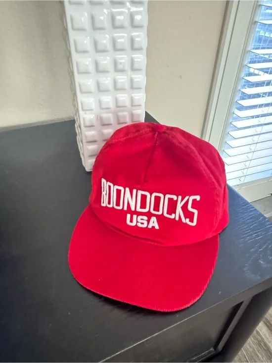 Boondocks USA red hat. Made in the USA!