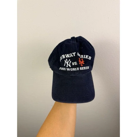2000 World Series Subway Series Yankees Mets Hat Adjustable Vintage
