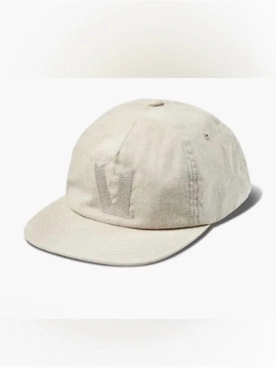 VUORI V1 Embroidery Hat Natural One Size NWT Adjustable Canvas Cap