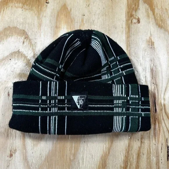 Roxbury Point 40 Plaid Knit Beanie One Size