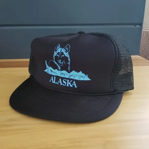 80s/90s Black Alaska Snapback‎