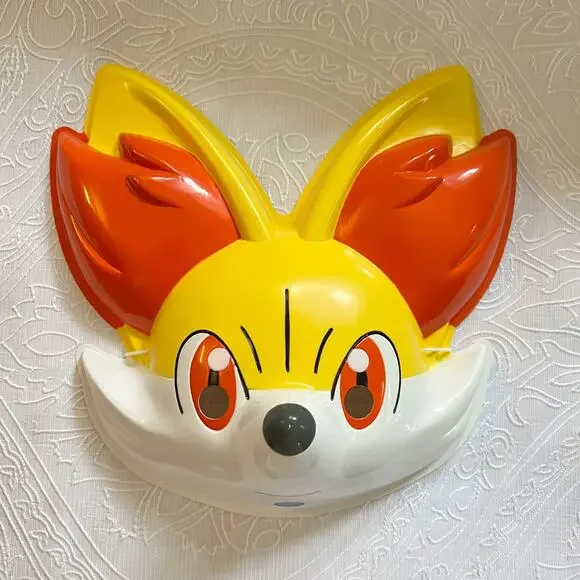 Pokemon Fennekin Festival Omen Mask Children's Sunmer Festival Fox Mask