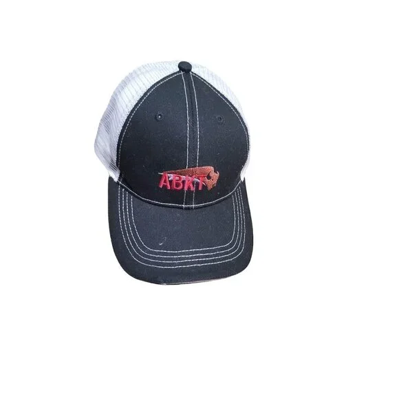 ABKT Trucker Hat  Black & Gray  Adjustable  Embroidered‎ Logo