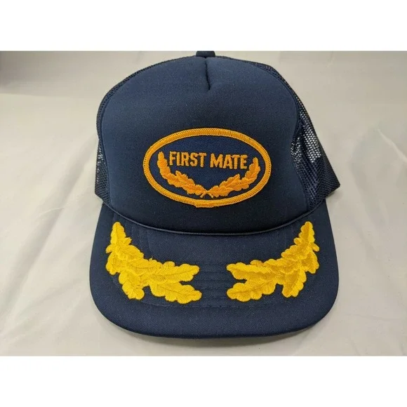 YoungAn Hat Co Snapback Hat First Mate Mesh Foam Scrambled‎ Eggs
