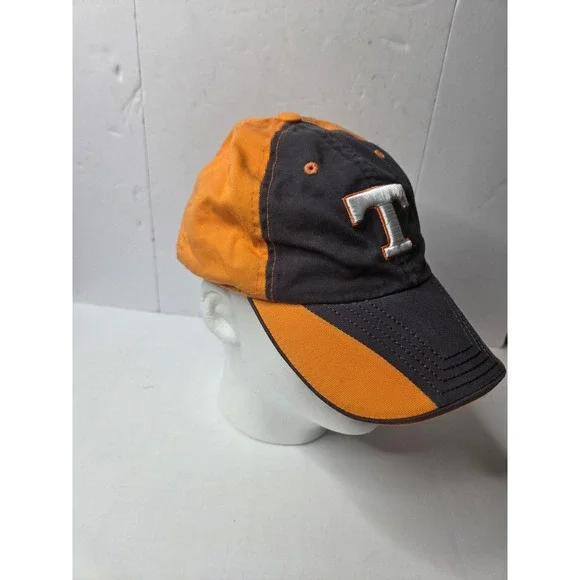Tennessee‎ Volunteers Hat Captivating Headgear Orange Grey Adjustable Buckle Cap