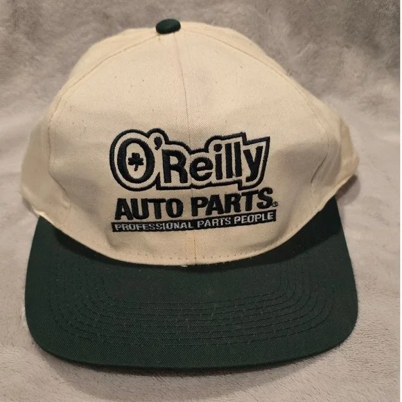 OReilly Auto Parts Professional‎ Parts Embroidered Logo Baseball Cap Beige Green