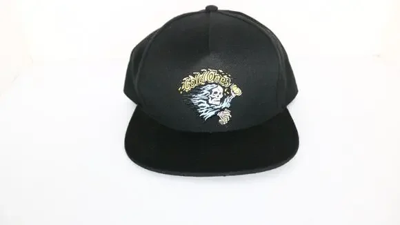 Vans Off The Wall Black Cold One’s Adjustable Hat Beer Reaper Embroidered