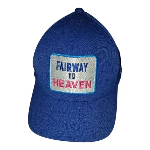 G/Fore Golf Hat Fairway To Heaven Trucker Hat Blue