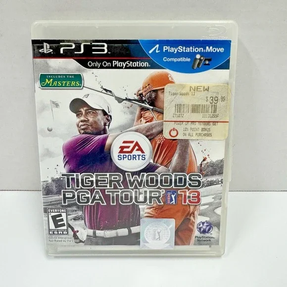 Tiger Woods PGA Tour 13 The EA Experience PS3 Video Game PlayStation 3 W/Manual