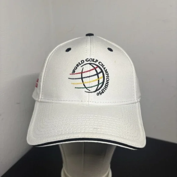 World Golf Championship‎ The Game Baseball Cap Mens White OSFM Embroidered Logo