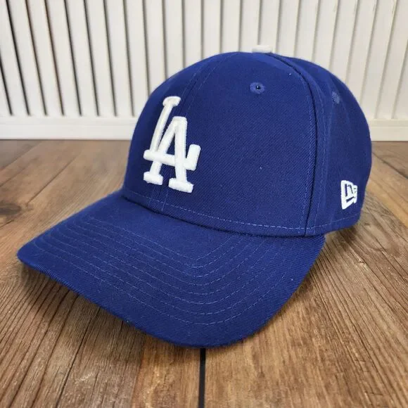 New Era 9forty LA Los Angeles Dodgers Baseball Cap Blue White Strapback MLB Hat