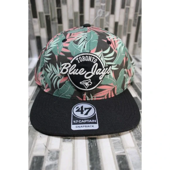 '47 Captain Snapback Hat Toronto Blue Jays Tropical Theme‎ Island Adjsutable