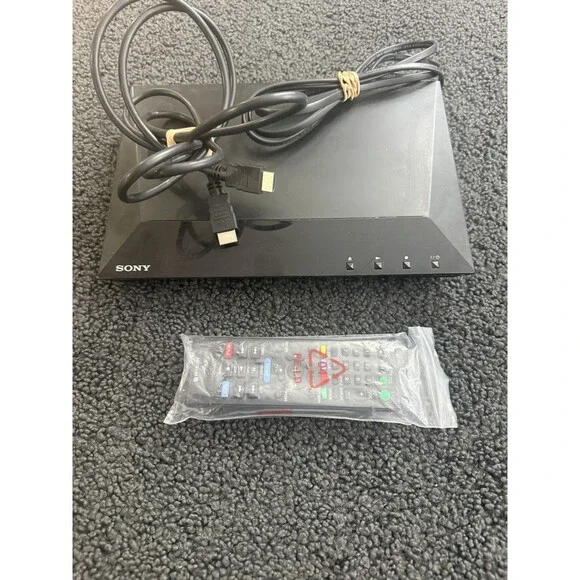 Sony BDP-S1100 1080p Blu-ray DVD Player with Remote + HDMI Cable Works Great!