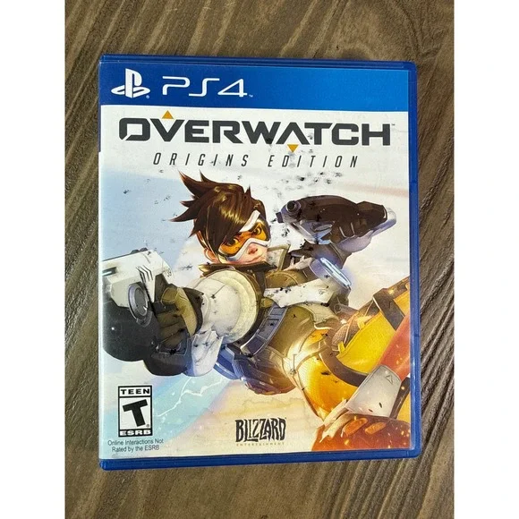 Blizzard Overwatch Origins Edition PS4 Blue Hero Shooter Video Game