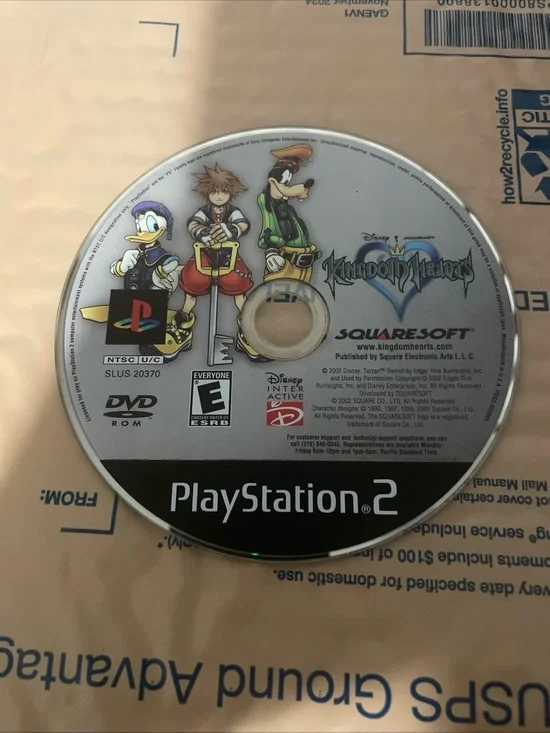 Kingdom Hearts II (PlayStation 2, 2006) Disc Only