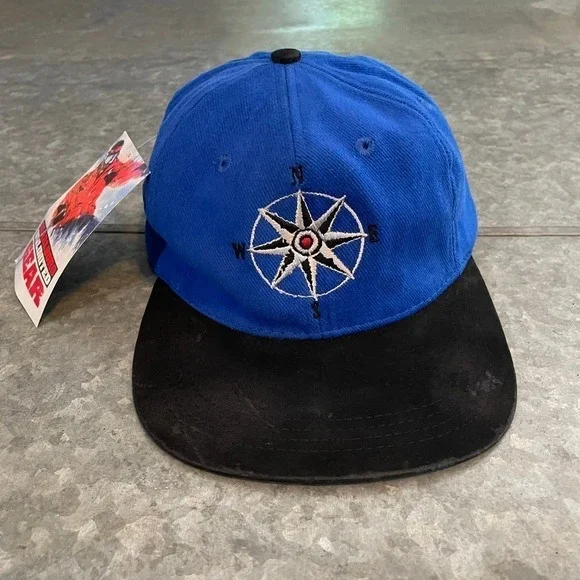NWT Vintage Marlboro Hat Cap Strap Back Unlimited Gear Compass Cigarette 90s