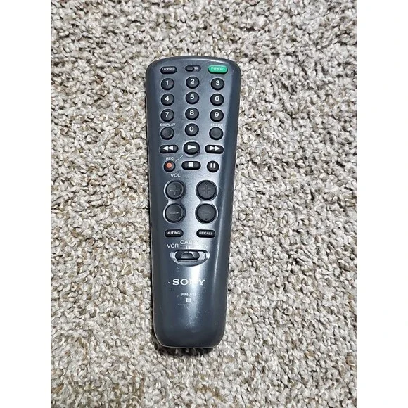 Genuine OEM Sony RM-V11 Remote Control TV Cable VCR Tested And Working