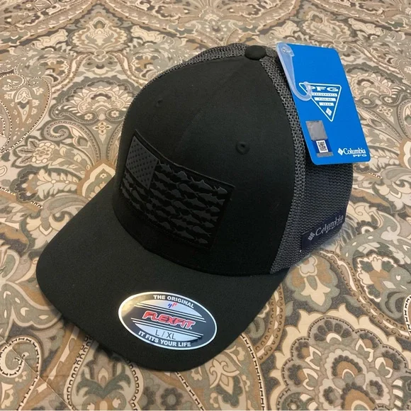 NWT Columbia PGF Mesh Fitted Ball Cap Sz L/XL