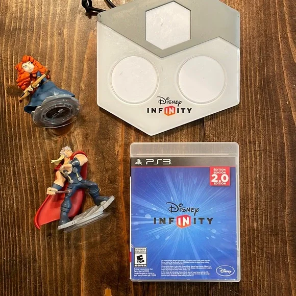 🌟6x Host Pick🌟Disney Infinity PS3 Bundle