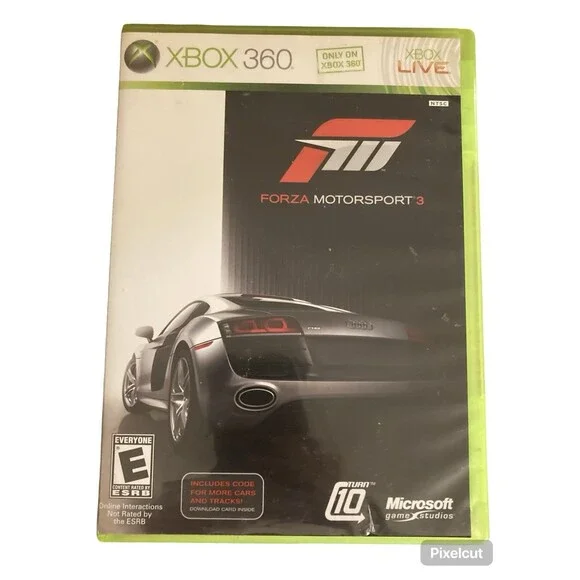 Forza Motorsport 3 Xbox 360 - Disc 1 & Disc 2 Content Install - Authentic