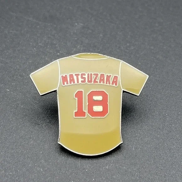 MLB Baseball Boston‎ Red Sox Matsuzaka Jersey #18 Lapel Hat Pin