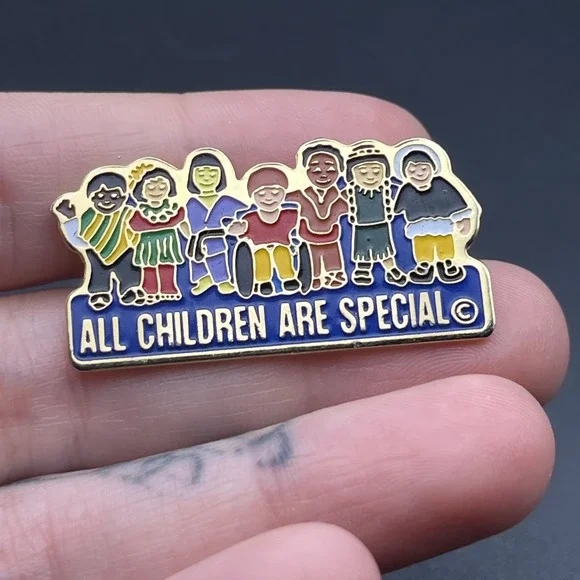 All‎ Children Are Special Lapel Hat Pin