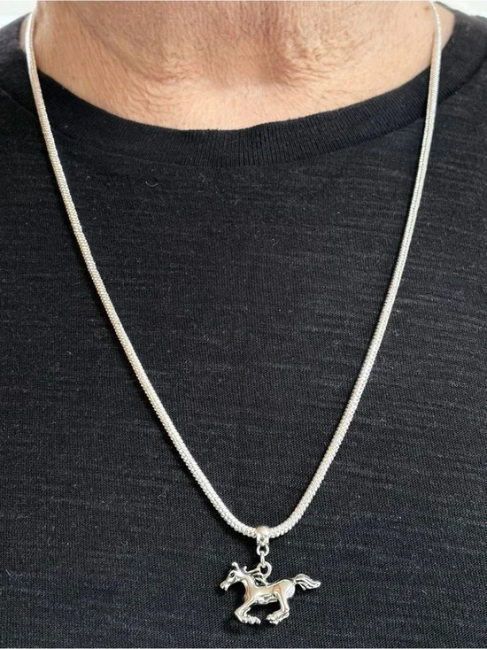Men’s/women’s 925 sterling Silver Necklace.30