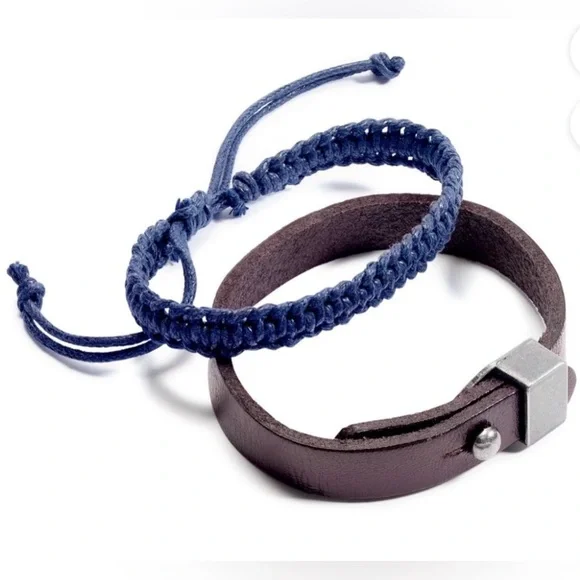RA Rogue Accessories Leland 2-Piece Men’s‎ Bracelets NWT