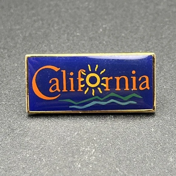 California State USA Sun Lapel Hat Pin‎