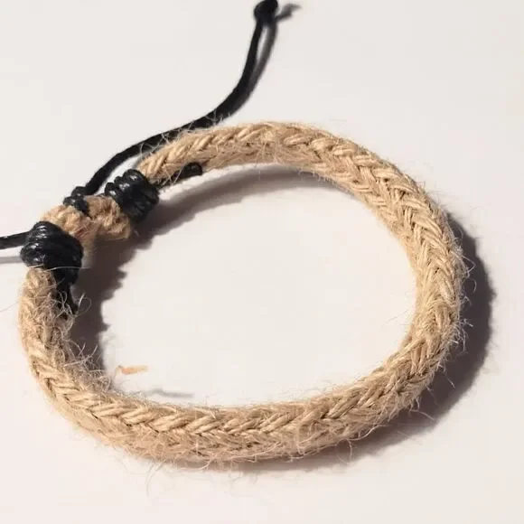 ‎Men's bracelet braided rope new d46
