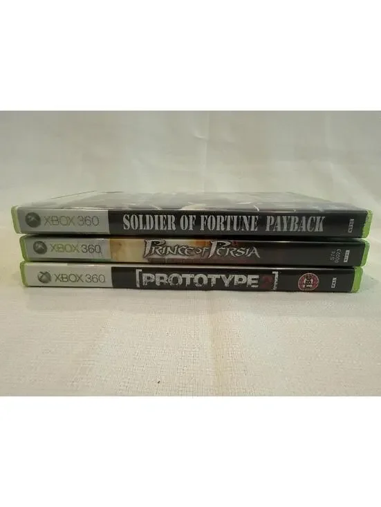 Xbox 360 Game Lot: Soldier of Fortune Payback, Prince of Persia, Prototype