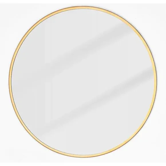 Round Gold Wall Mirror 16