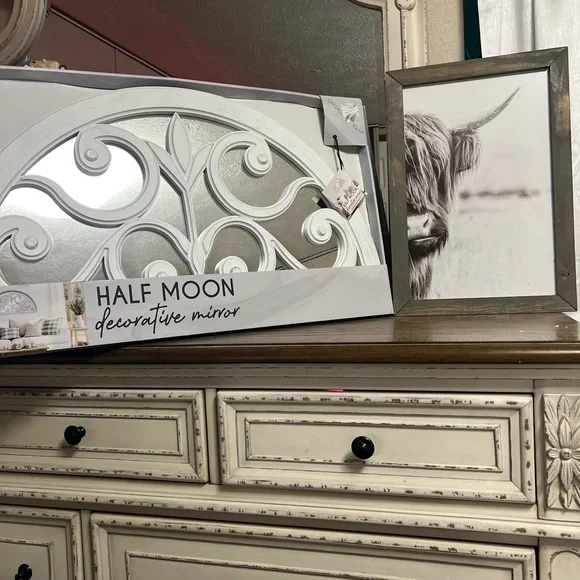 Half Moon Decorative Mirror