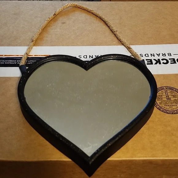 Heart shaped mirror