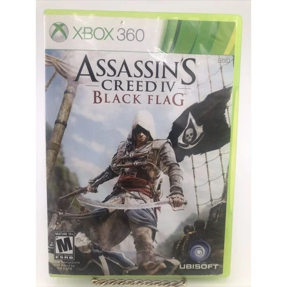 Assassin's Creed IV Black Flag Xbox 360 Rated M Pirates Battle Looting Fighting‎