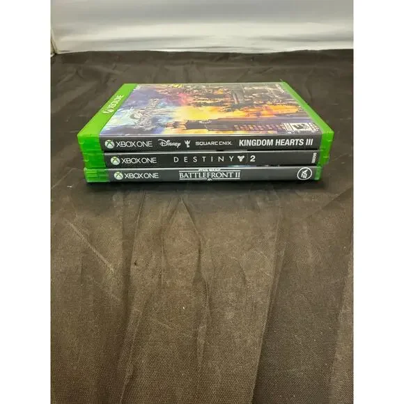 Xbox One Game Lot: Kingdom Hearts III Destiny 2 Star Wars Battlefront II CIB VG