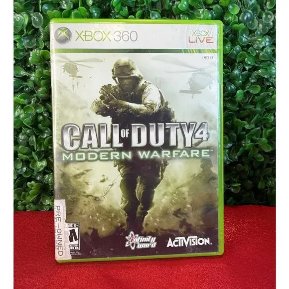 Call of Duty 4 Modern Warfare Xbox 360 Activision Infinity Ward  Video Game