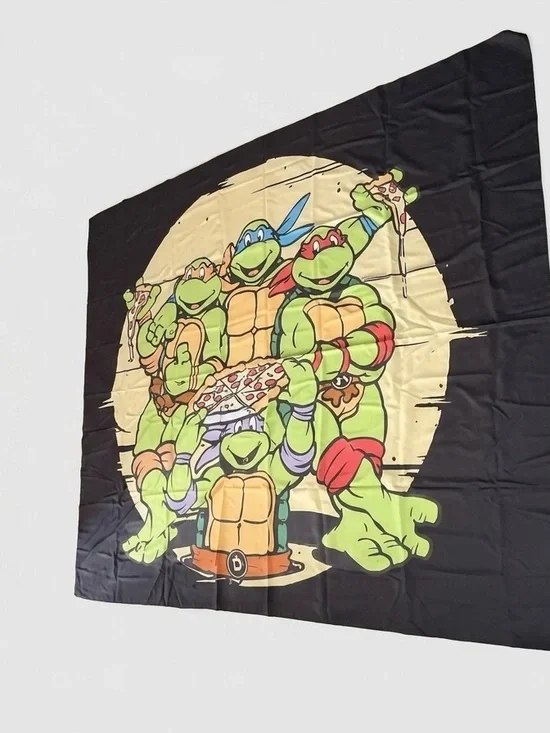 Teenage Mutant Ninja Turtles Graphic Throw Blanket - Green