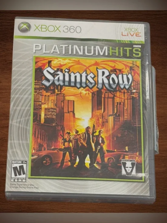 XBOX 360 PLATINUM HITS SAINTS ROW.XBOX LIVE