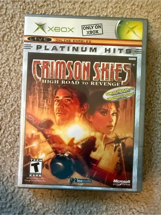 Crimson Skies High Road to Revenge | XBOX | Vintage Video Game