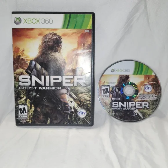 Sniper‎ Ghost Warrior Xbox 360 Tactical Shooter Video Game City Interactive NTSC