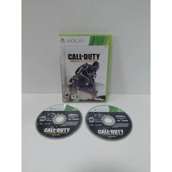 Call of Duty: Advanced Warfare (Microsoft Xbox 360) 2‎ Discs No Manual
