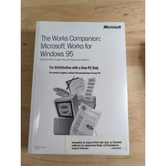 The Works Companion : Microsoft Works‎ for Windows 95 Sealed